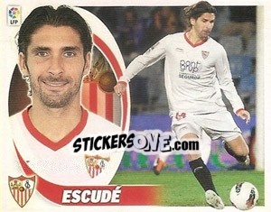 Sticker Escudé  (5A) - Liga Spagnola 2012-2013 n. 487 - Colecciones ESTE