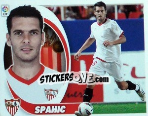 Sticker Spahic (6A) - Liga Spagnola 2012-2013 n. 489 - Colecciones ESTE