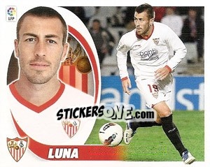 Sticker Luna  (6B) - Liga Spagnola 2012-2013 n. 490 - Colecciones ESTE