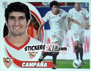 Sticker Campaña (8B) - Liga Spagnola 2012-2013 n. 493 - Colecciones ESTE