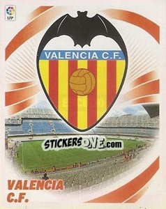 Cromo Escudo VALENCIA C.F. - Liga Spagnola 2012-2013 - Colecciones ESTE