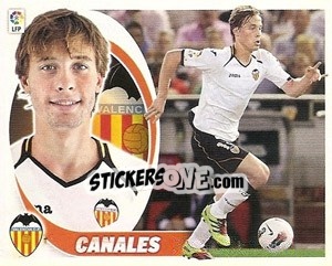 Sticker Canales  (13A) - Liga Spagnola 2012-2013 - Colecciones ESTE