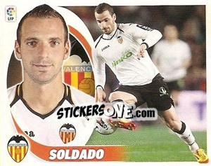 Sticker Soldado (16) - Liga Spagnola 2012-2013 - Colecciones ESTE