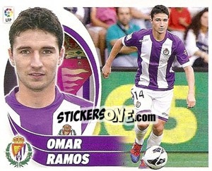 Sticker Omar Ramos (16BIS) Colocas - Liga Spagnola 2012-2013 - Colecciones ESTE