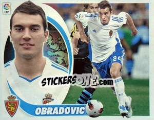 Sticker Obradovic (8) - Liga Spagnola 2012-2013 n. 580 - Colecciones ESTE