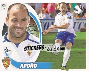 Sticker Apoño (8BIS) Colocas - Liga Spagnola 2012-2013 n. 591 - Colecciones ESTE