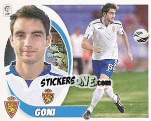 Sticker Goni (3BIS) Colocas - Liga Spagnola 2012-2013 n. 593 - Colecciones ESTE