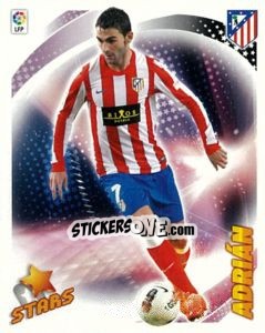 Sticker Adrián Lopez (Atlético de Madrid) (1) - Liga Spagnola 2012-2013 n. 601 - Colecciones ESTE