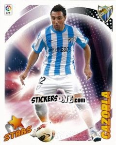 Sticker Cazorla (Málaga C.F.) (3) - Liga Spagnola 2012-2013 - Colecciones ESTE