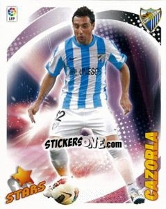 Sticker Cazorla (Málaga C.F.) (3) - Liga Spagnola 2012-2013 n. 603 - Colecciones ESTE
