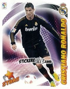 Sticker Cristiano Ronaldo (Real Madrid) (4) - Liga Spagnola 2012-2013 n. 604 - Colecciones ESTE