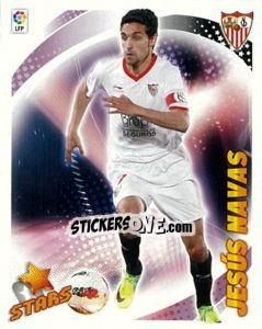 Sticker Jesus Navas (Sevilla F.C.) (8) - Liga Spagnola 2012-2013 - Colecciones ESTE
