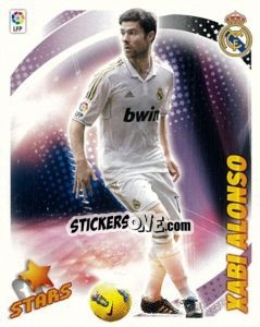 Sticker Xabi Alonso (Real Madrid) (17) - Liga Spagnola 2012-2013 n. 617 - Colecciones ESTE