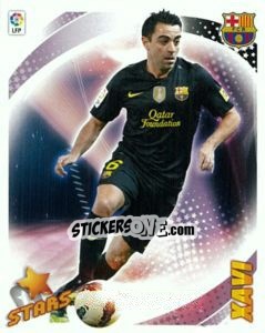 Sticker Xavi (F.C. Barcelona) (18) - Liga Spagnola 2012-2013 n. 618 - Colecciones ESTE