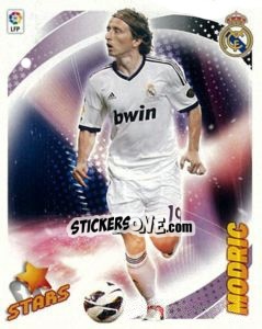 Sticker Modric (Real Madrid) (3BIS) - Liga Spagnola 2012-2013 n. 619 - Colecciones ESTE