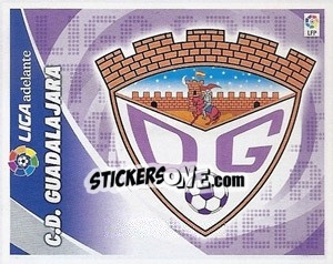 Sticker Escudo C.D.Guadalajara - Liga Spagnola 2012-2013 n. 627 - Colecciones ESTE