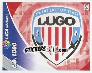 Sticker ESCUDO C.D. Lugo - Liga Spagnola 2012-2013 n. 631 - Colecciones ESTE