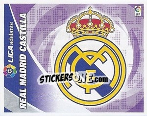 Sticker ESCUDO Real Madrid Castilla - Liga Spagnola 2012-2013 n. 632 - Colecciones ESTE