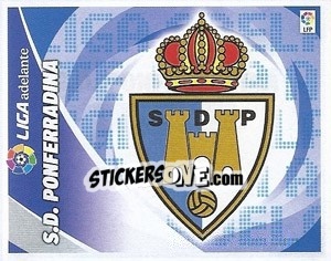 Figurina ESCUDO S.D. Ponferradina - Liga Spagnola 2012-2013 n. 636 - Colecciones ESTE