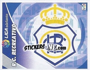 Figurina ESCUDO R.C. Recreativo - Liga Spagnola 2012-2013 - Colecciones ESTE