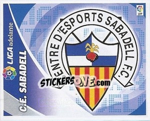 Sticker ESCUDO C.E. Sabadell - Liga Spagnola 2012-2013 n. 639 - Colecciones ESTE