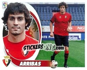 Cromo 3. Arribas (C. At. Osasuna) - Liga Spagnola 2012-2013 - Colecciones ESTE