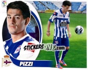 Cromo 4. Pizzi (R.C. Deportivo) - Liga Spagnola 2012-2013 n. 654 - Colecciones ESTE