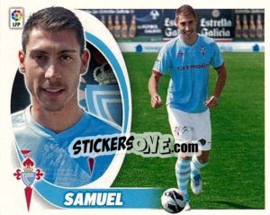 Sticker 5. Samuel (R.C. Celta) - Liga Spagnola 2012-2013 n. 655 - Colecciones ESTE