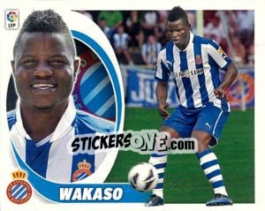Sticker 8. Wakaso (R.C.D. Espanyol) - Liga Spagnola 2012-2013 - Colecciones ESTE