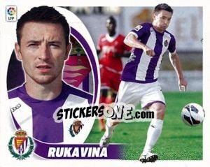 Cromo 16. Rukavina (R. Valladolid C.F) - Liga Spagnola 2012-2013 - Colecciones ESTE