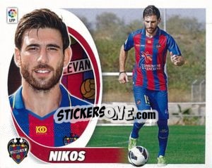 Sticker 19. Nikos (Levante U.D.) - Liga Spagnola 2012-2013 n. 669 - Colecciones ESTE