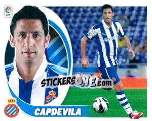 Sticker 21. Capdevila (R.C.D. Espanyol) - Liga Spagnola 2012-2013 - Colecciones ESTE