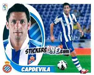 Sticker 21. Capdevila (R.C.D. Espanyol) - Liga Spagnola 2012-2013 n. 671 - Colecciones ESTE