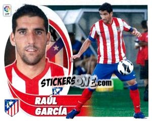 Sticker 22. Raúl García (At. de Madrid) - Liga Spagnola 2012-2013 - Colecciones ESTE