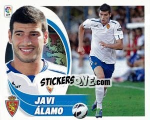 Cromo 25. Javi Álamo (R. Zaragoza) - Liga Spagnola 2012-2013 - Colecciones ESTE