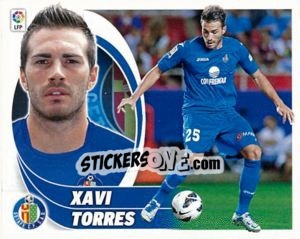 Sticker 30. Xavi Torres (Getafe C.F.) - Liga Spagnola 2012-2013 n. 680 - Colecciones ESTE