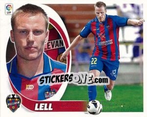Sticker 33. Lell (Levante U.D.) - Liga Spagnola 2012-2013 - Colecciones ESTE