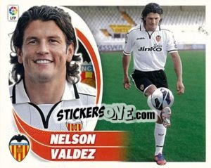 Sticker 34. Nélson Valdez (Valencia C.F.) - Liga Spagnola 2012-2013 n. 684 - Colecciones ESTE