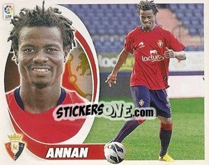 Cromo 35. Annan (C. At. Osasuna) - Liga Spagnola 2012-2013 n. 685 - Colecciones ESTE