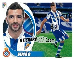 Sticker 36. Simao (R.C.D. Espanyol) - Liga Spagnola 2012-2013 - Colecciones ESTE
