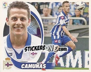 Figurina 38. Camuñas (R.C. Deportivo) - Liga Spagnola 2012-2013 - Colecciones ESTE