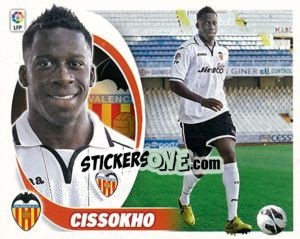 Cromo 42. Aly Cissokho (Valencia C.F.) - Liga Spagnola 2012-2013 - Colecciones ESTE