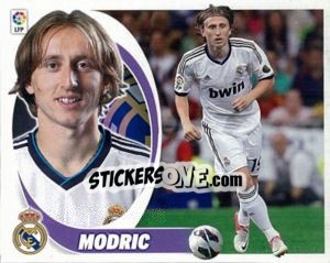 Sticker 45. Modric (Real Madrid) - Liga Spagnola 2012-2013 - Colecciones ESTE