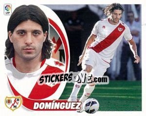 Cromo 46. Alejandro Domínguez (Rayo Vallecano) - Liga Spagnola 2012-2013 n. 696 - Colecciones ESTE