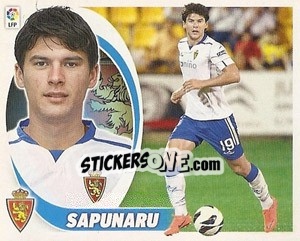 Sticker 50. Sapunaru (R. Zaragoza) - Liga Spagnola 2012-2013 n. 700 - Colecciones ESTE