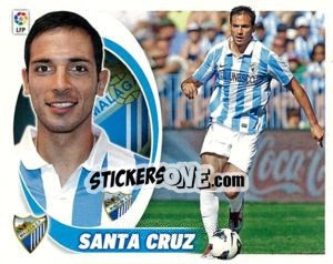 Sticker 51. Roque Santa Cruz (Málaga C.F.) - Liga Spagnola 2012-2013 - Colecciones ESTE