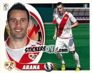 Cromo 52. Arana (Rayo Vallecano) - Liga Spagnola 2012-2013 n. 702 - Colecciones ESTE