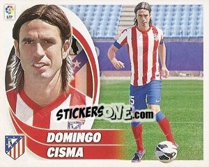 Cromo 53. Domingo Cisma (At. de Madrid) - Liga Spagnola 2012-2013 - Colecciones ESTE