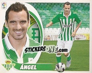 Sticker 54. Ángel (R. Betis) - Liga Spagnola 2012-2013 n. 704 - Colecciones ESTE