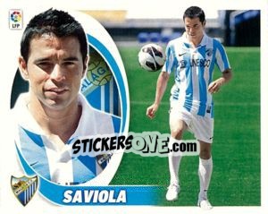 Sticker 56. Saviola (Málaga C.F.)
